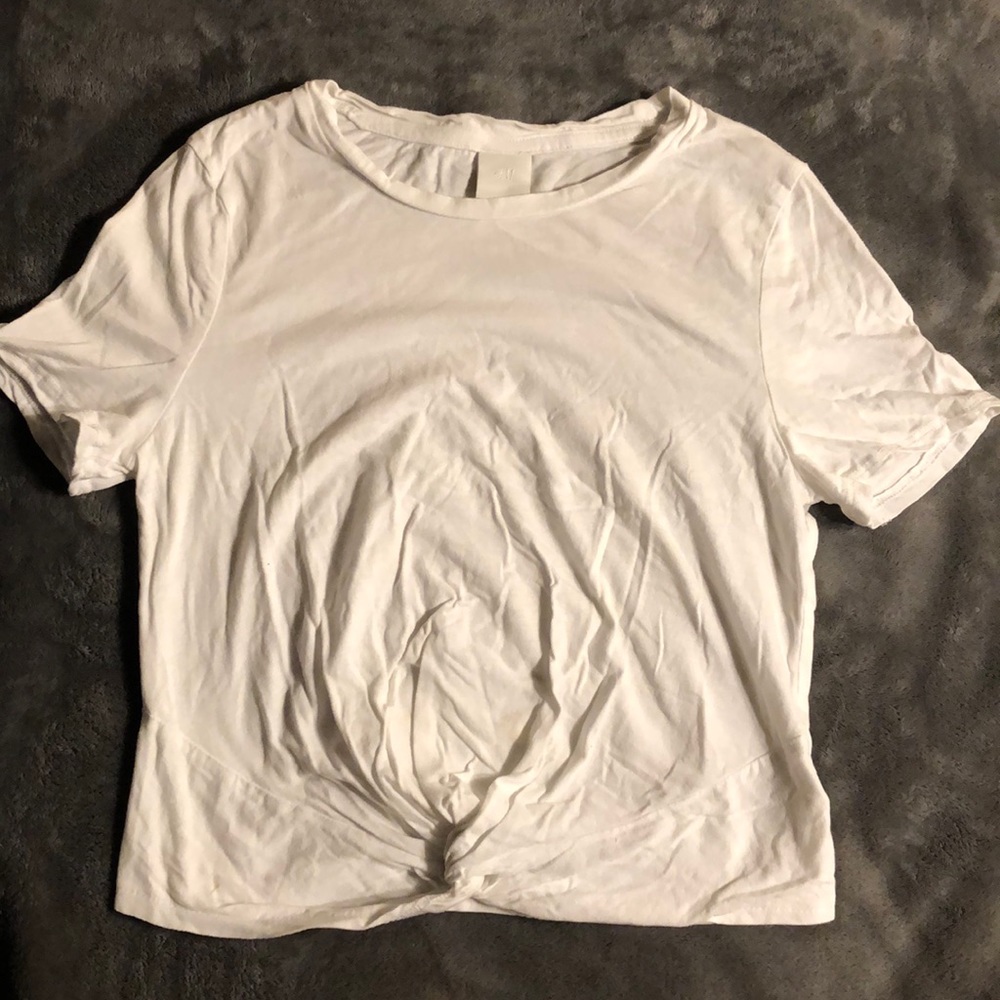 Knot front shirt
